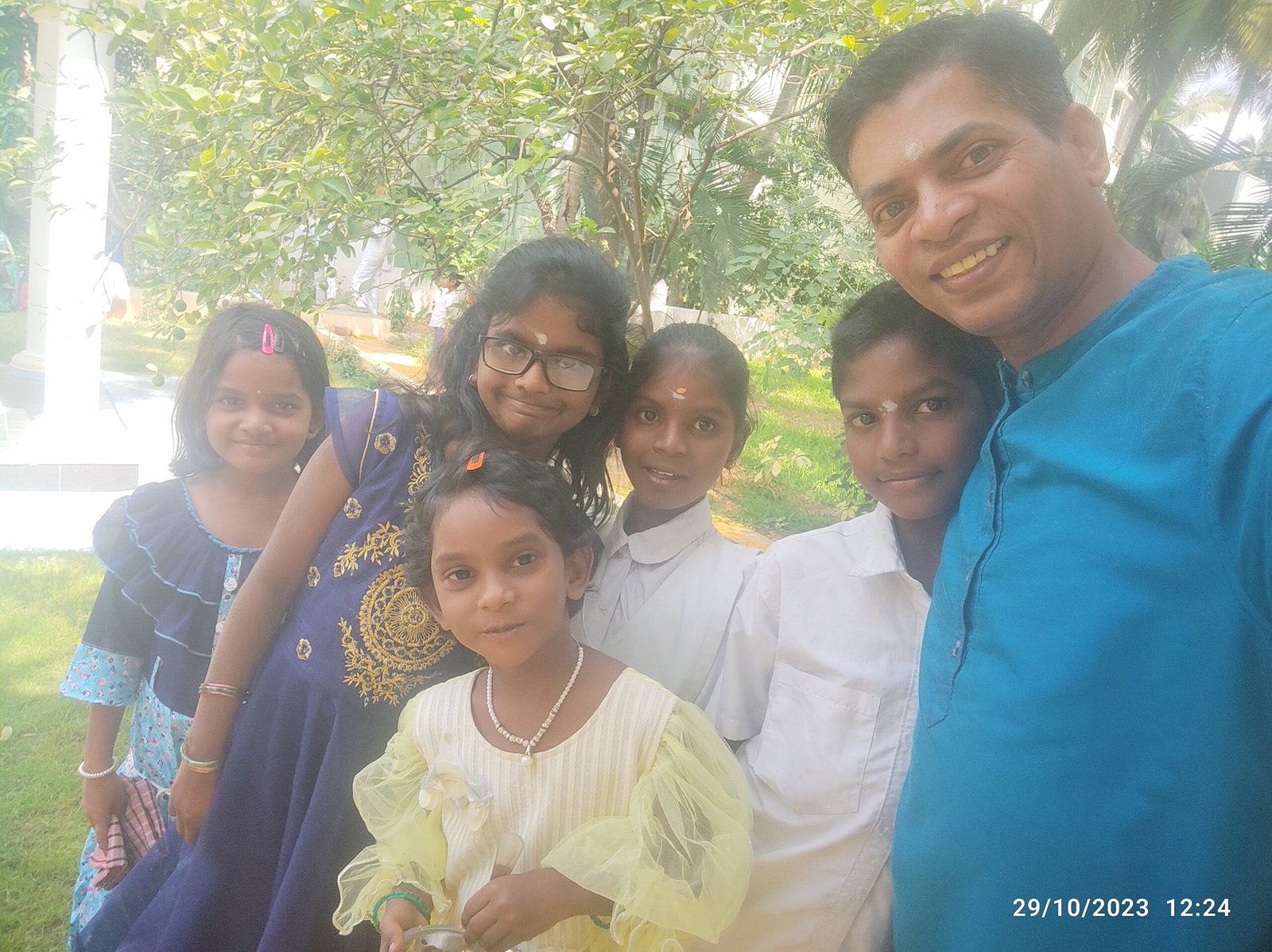 Birendra with CHILDREN IN Andhra Pradesh